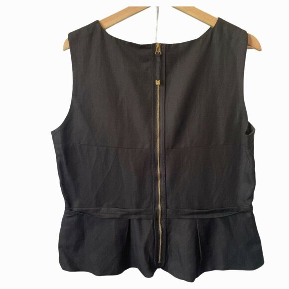 Sandra Angelozzi Womens Black Sleeveless Top Sz 42 - Picture 2 of 7